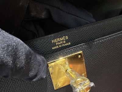 wholesale quality hermes kelly depeches 36 epsom noir ghw